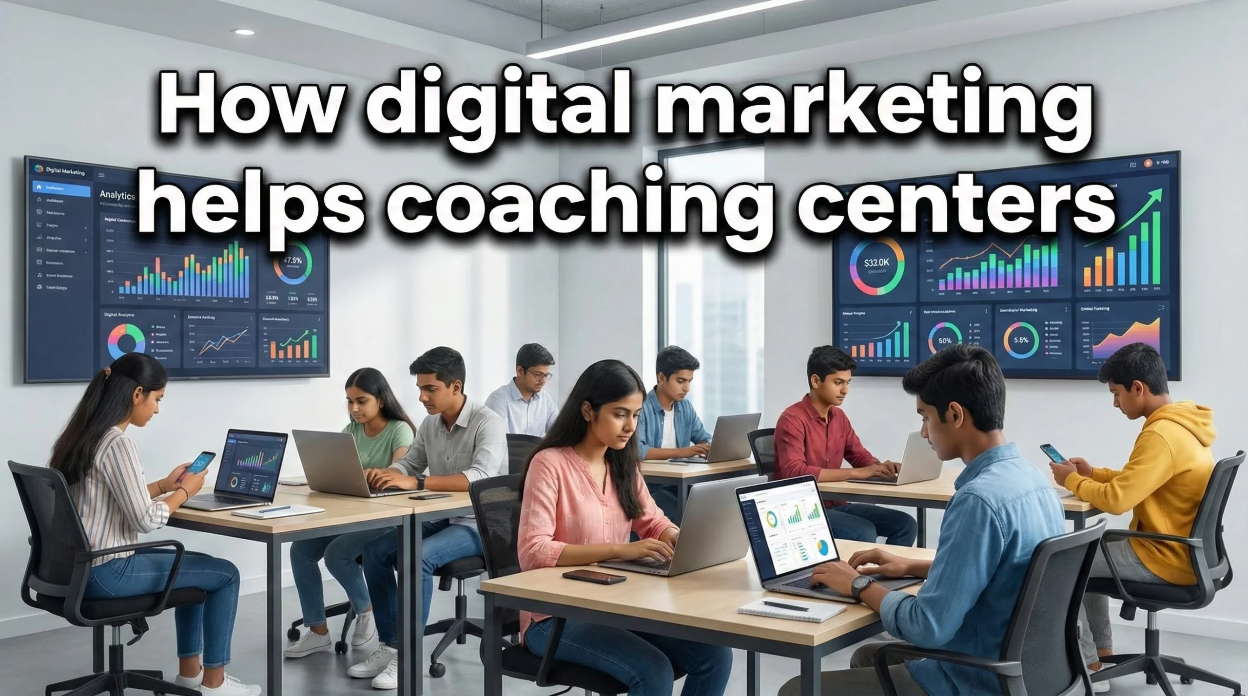 How digital marketing helps coaching centers in India grow admissions, improve visibility, and attract students through online strategies